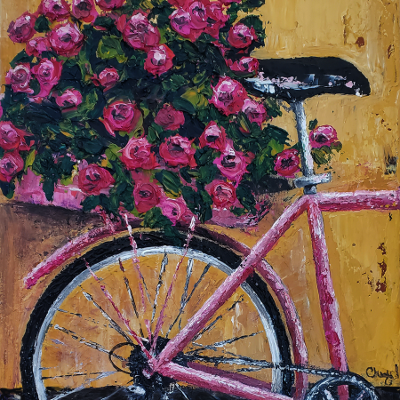 Bicycle With Roses