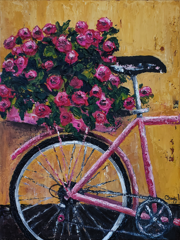 Bicycle With Roses